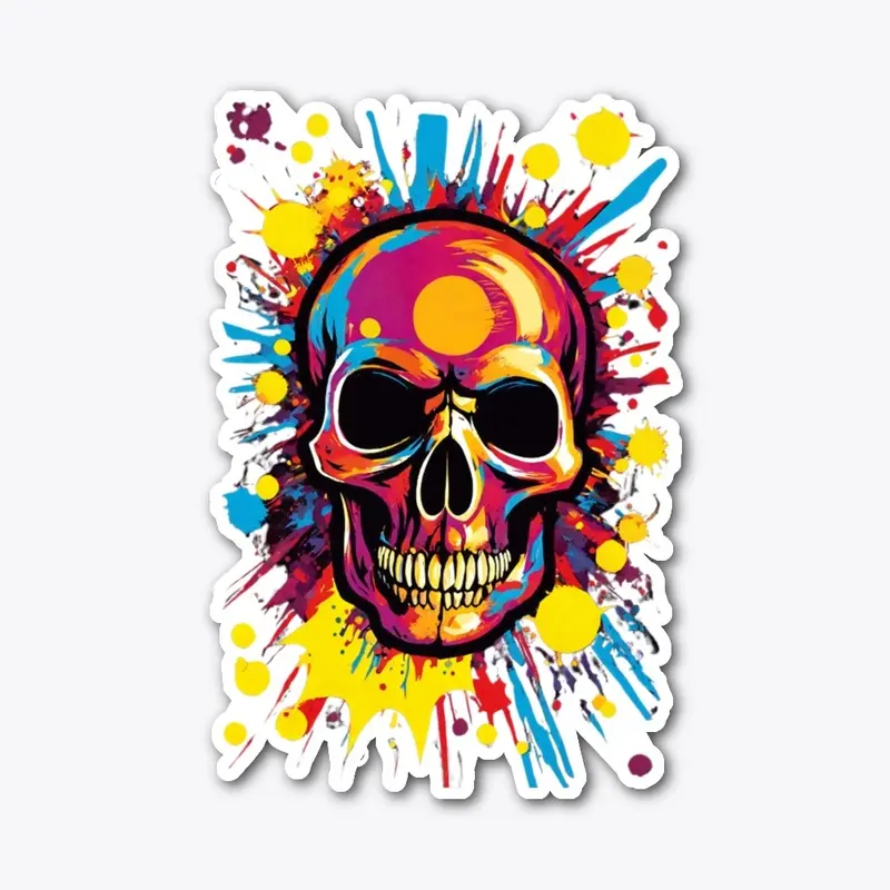 pop art skull 02